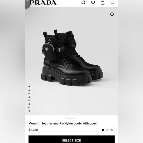 Shoes - Prada combat boots